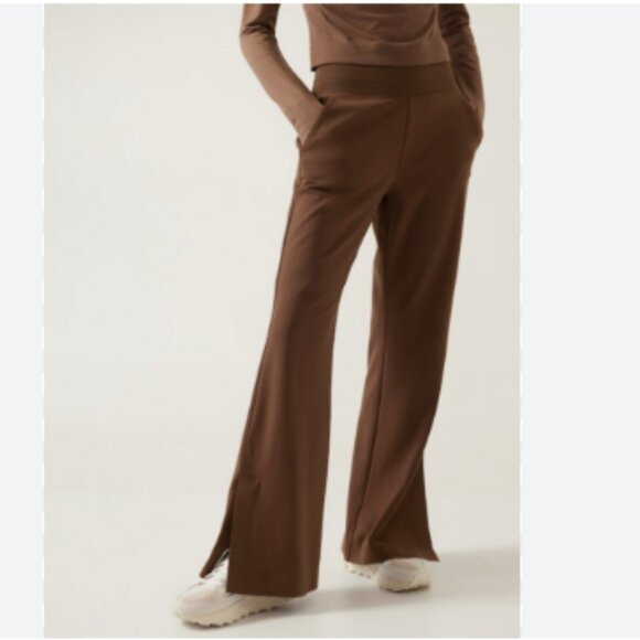 Athleta Venice Flare Pants Mahogany Stretch 3X - Picture 1 of 10